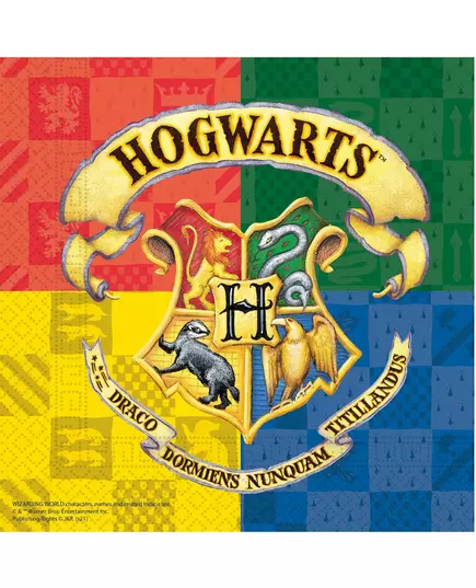 20 papierowych serwetek Harry Potter™ 33 x 33 cm