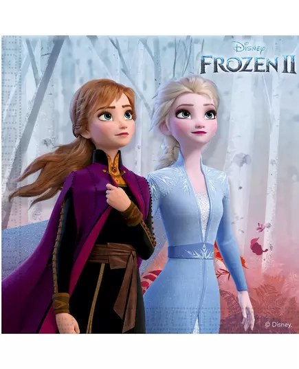 20 papierowych serwetek Frozen 2™ 33 x 33 cm