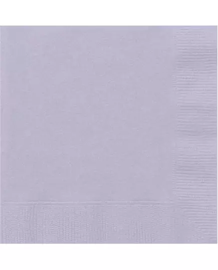 20 serwetek papierowych w kolorze lawendowym, 33 x 33 cm