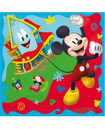 20 ręczników papierowych Mickey Mouse™ 33 x 33 cm