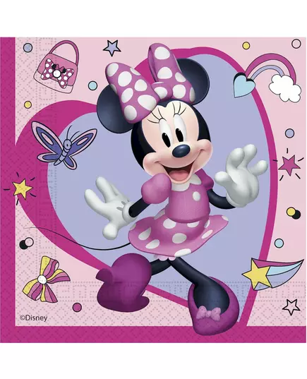 20 papierowych serwetek Minnie Junior™ 33 x 33 cm