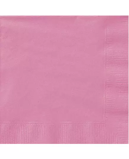 20 różowych serwetek papierowych, 33 x 33 cm