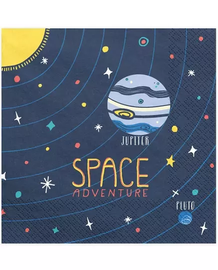 20 serwetek papierowych Space Adventure 33 x 33 cm