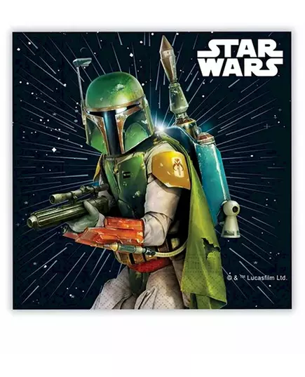 20 papierowych serwetek Star Wars Galaxy™ 33 x 33 cm