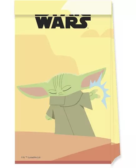 4 papierowe torby Baby Yoda The Mandalorian™