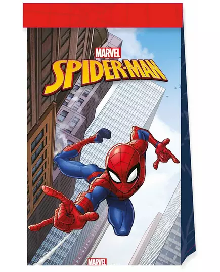 4 torby papierowe Spiderman Fighter™ 22 x 13 cm