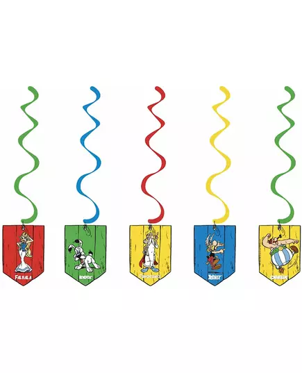5 Spiralna dekoracja wisząca Asterix™ 60 cm