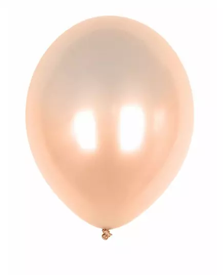 50 metalicznych balonów brzoskwiniowych 30 cm