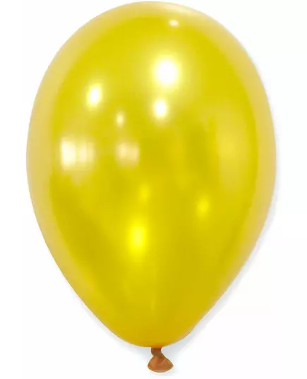 50 balonów metalicznych złotych 30 cm