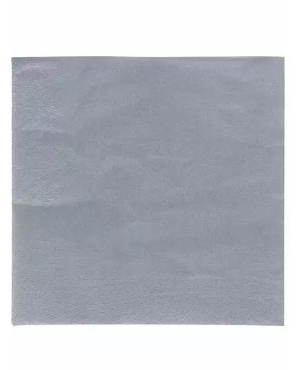 50 szarych serwetek, 38 x 38 cm