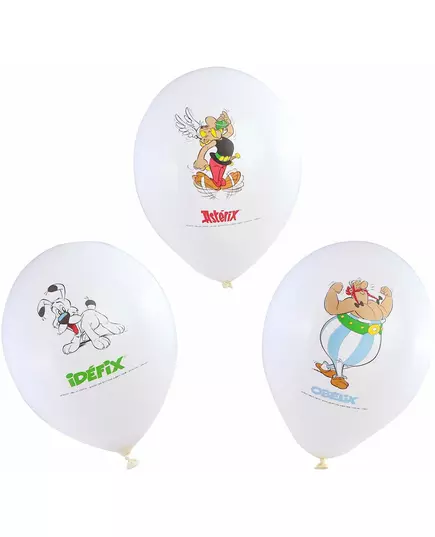 6 lateksowych balonów Asterix™ 27 cm