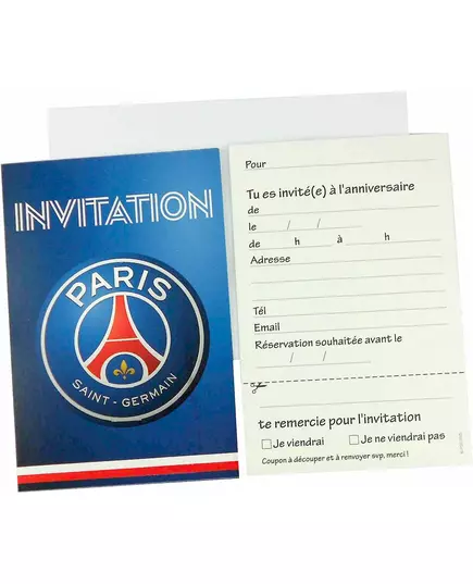 6 zaproszeń + 6 kopert PSG™ 12 x 16,5 cm