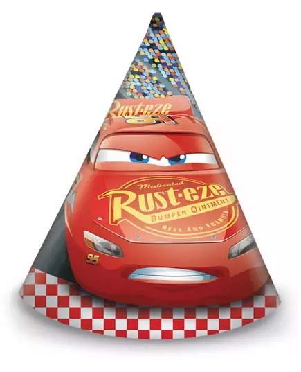 6 Czapek Imprezowych Cars 3™