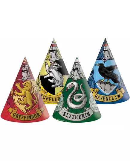 6 Tekturowych Czapek Imprezowych Harry Potter™