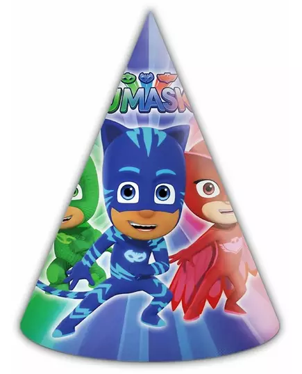 6 czapek imprezowych PJ Masks™