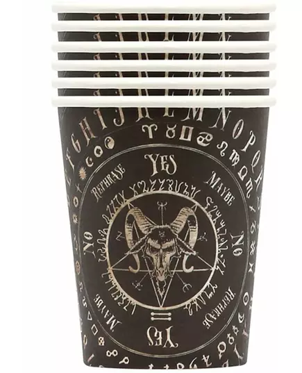 6 szklanek z planszą Ouija
