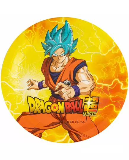 8 talerzy kartonowych Dragon Ball Z™ 23 cm