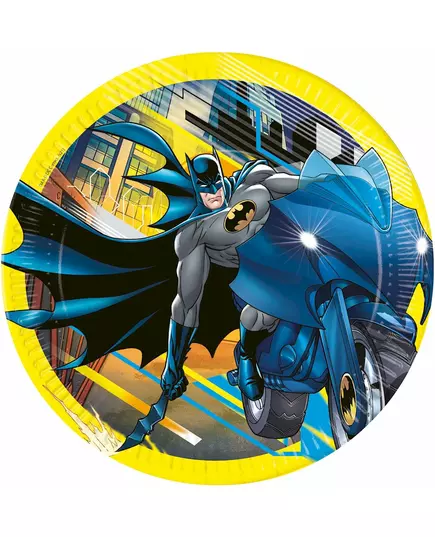 8 papierowych talerzy Batman™ 23cm