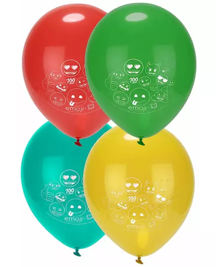 8 balonów lateksowych z nadrukiem Emoji™
