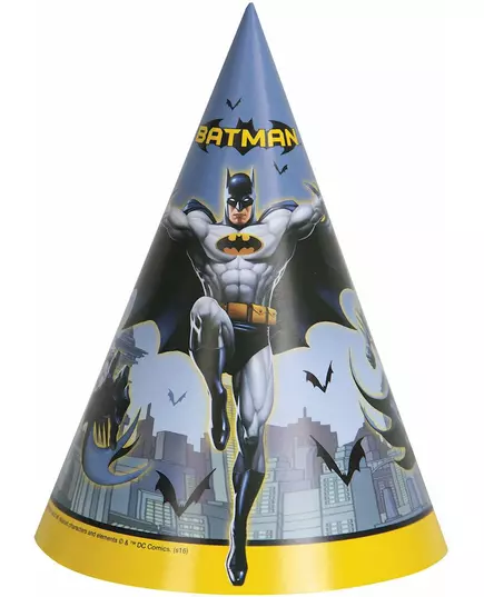6 czapeczek imprezowych Batman™