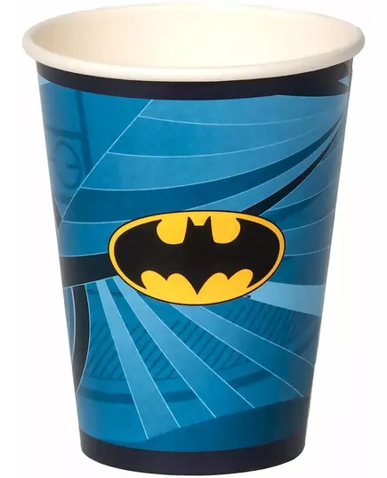 8 kubków papierowych Batman™ o pojemności 210 ml