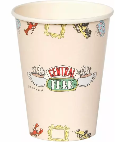 8 kubków papierowych Friends™ 210 ml