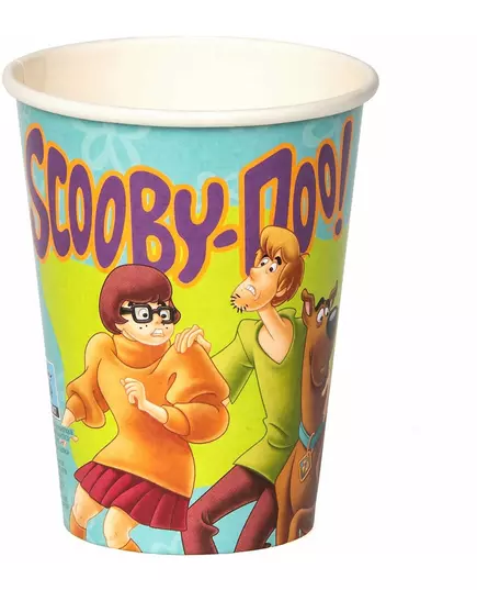 8 tekturowych kubków Scooby-Doo™ o pojemności 210 ml