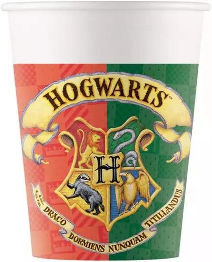8 papierowych kubków Harry Potter™ 200ml