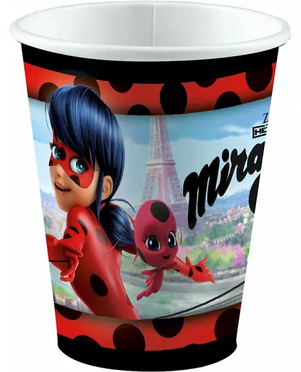 8 Papierowych kubków Biedronka™ w Paryżu 250 ml