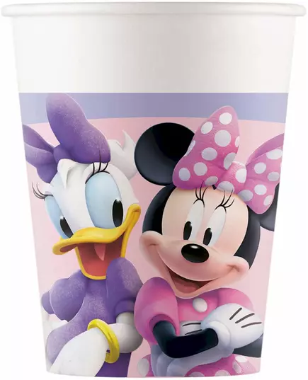 8 papierowych kubków Minnie Junior™ 200ml