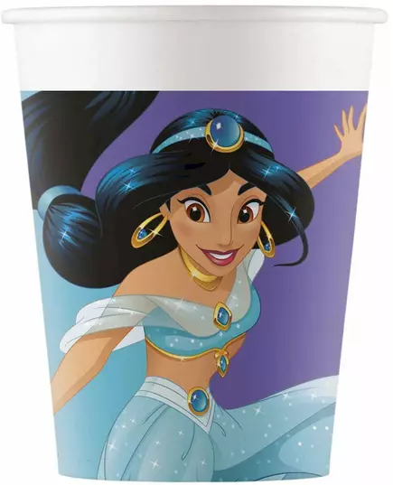 8 papierowych kubków Disney Princess Dream Day™ 200ml