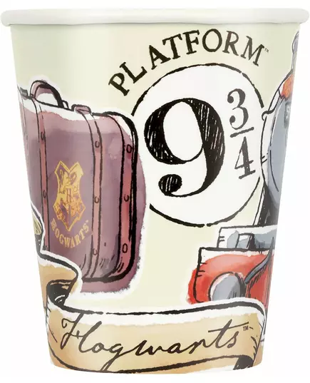8 papierowych kubków Harry Potter™ 270ml