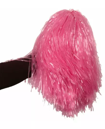 Różowy metaliczny pompon