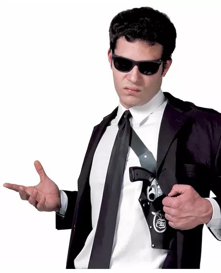 Plastikowy stojak na broń FBI dla dorosłych