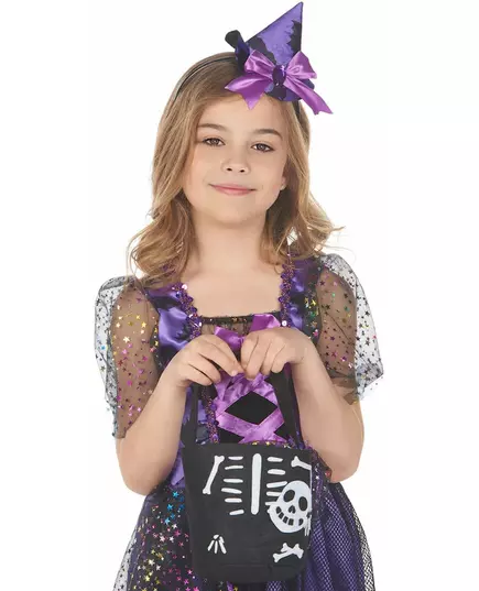 Dziecięca torba na Halloween ze szkieletem