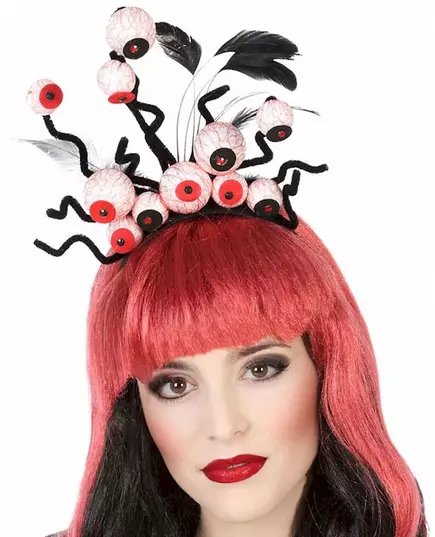 Opaska na głowę z oczami na Halloween