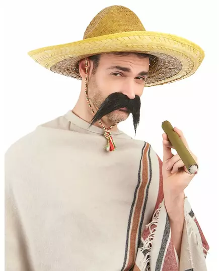 Dorosłe żółte meksykańskie sombrero