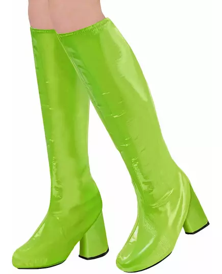 Zielone nakładki na buty retro z lat 60.