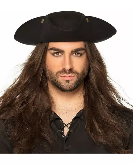 Dorosły czarny tricorn
