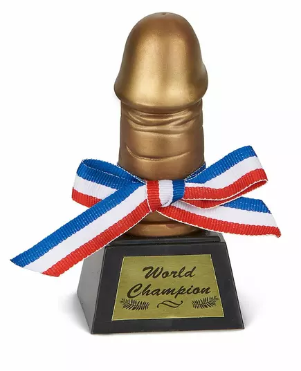 Złote trofeum penisa