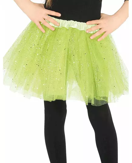 Dziewczęca zielona cekinowa spódniczka tutu