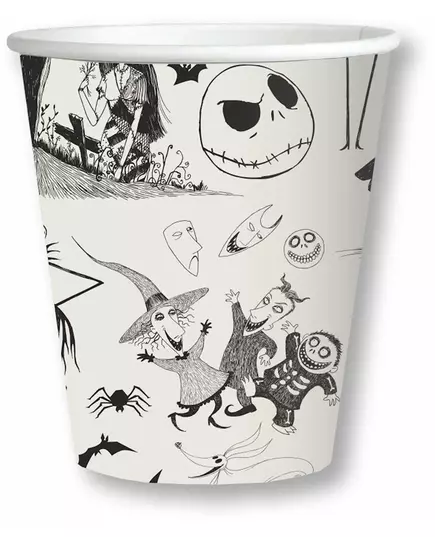 8 kubków Nightmare Before Christmas 266 ml