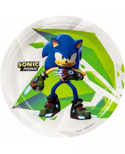 8 małych płytek Sonic Prime™ 18 cm