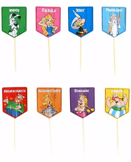 8 patyczków do babeczek Asterix™