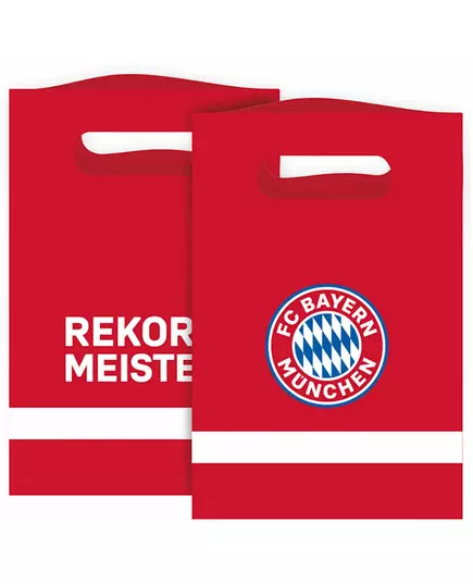8 torebek upominkowych FC Bayern Monachium™ 15 x 23 cm