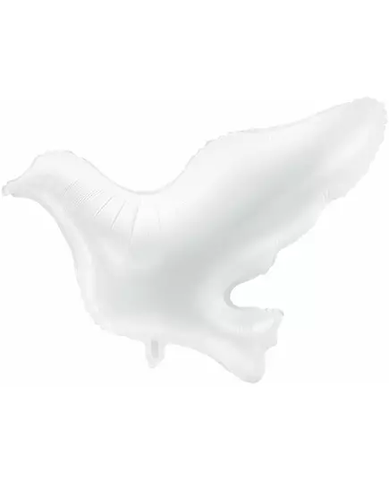 Balon foliowy biały gołąb 77 x 66 cm