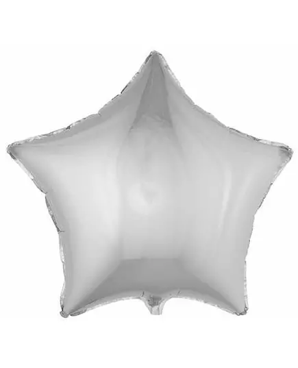 Balon foliowy srebrna gwiazdka 68 cm