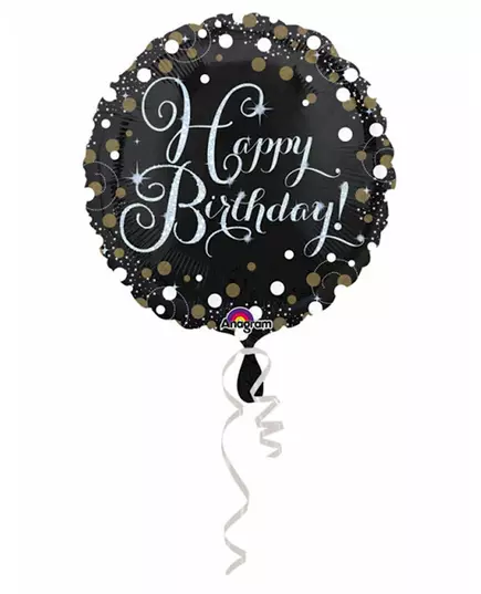 Brokatowy balon foliowy z okazji urodzin 43cm