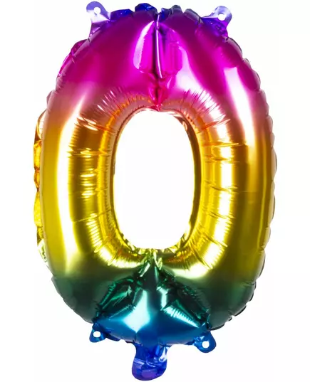 Balon foliowy wielokolorowy 35 cm