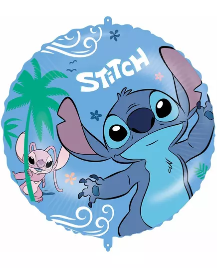 Aluminiowy okrągły balon Stitch™ 46 cm
